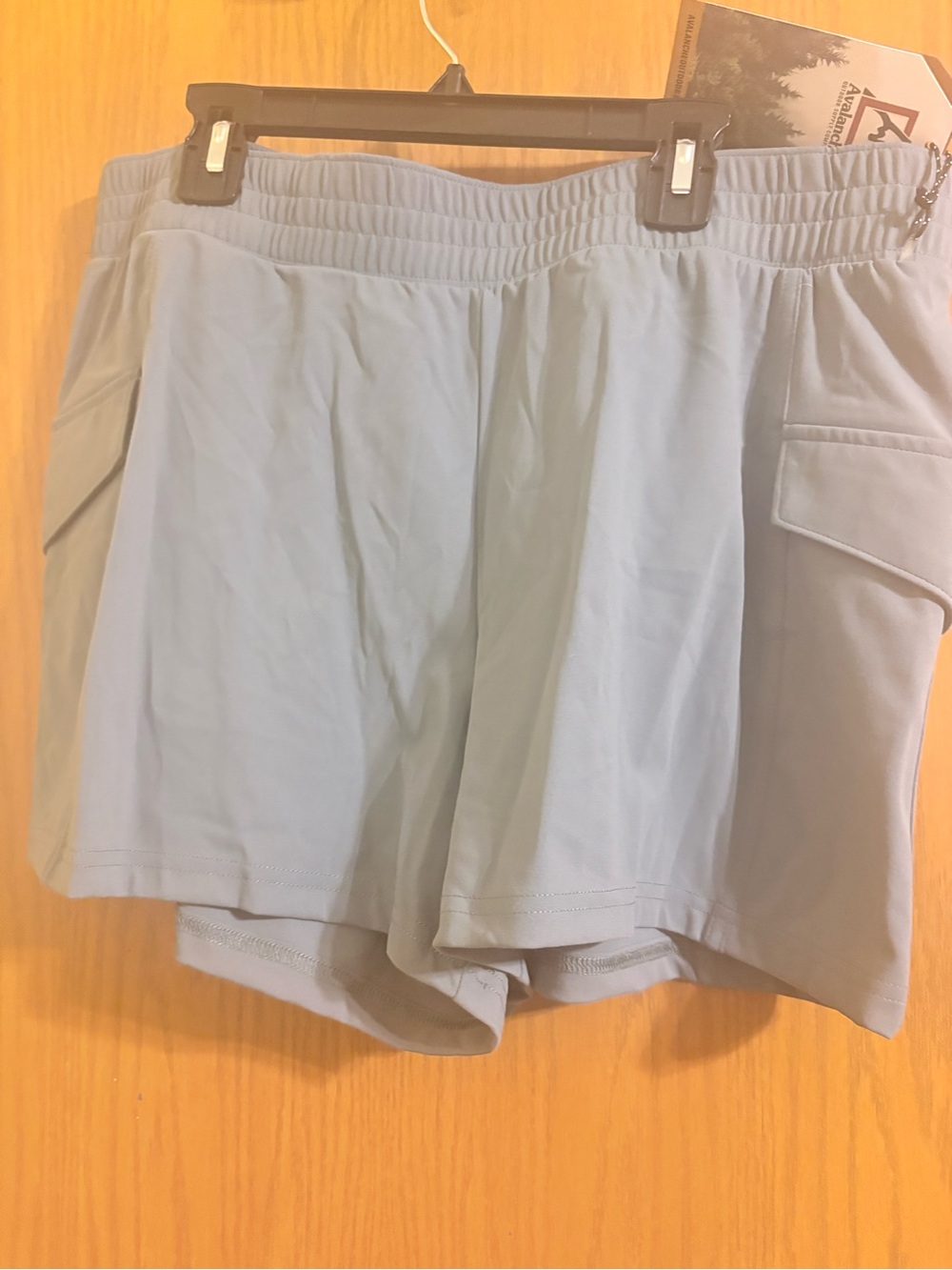 Avalanche Light Blue Athletic Cargo Pocket Shorts